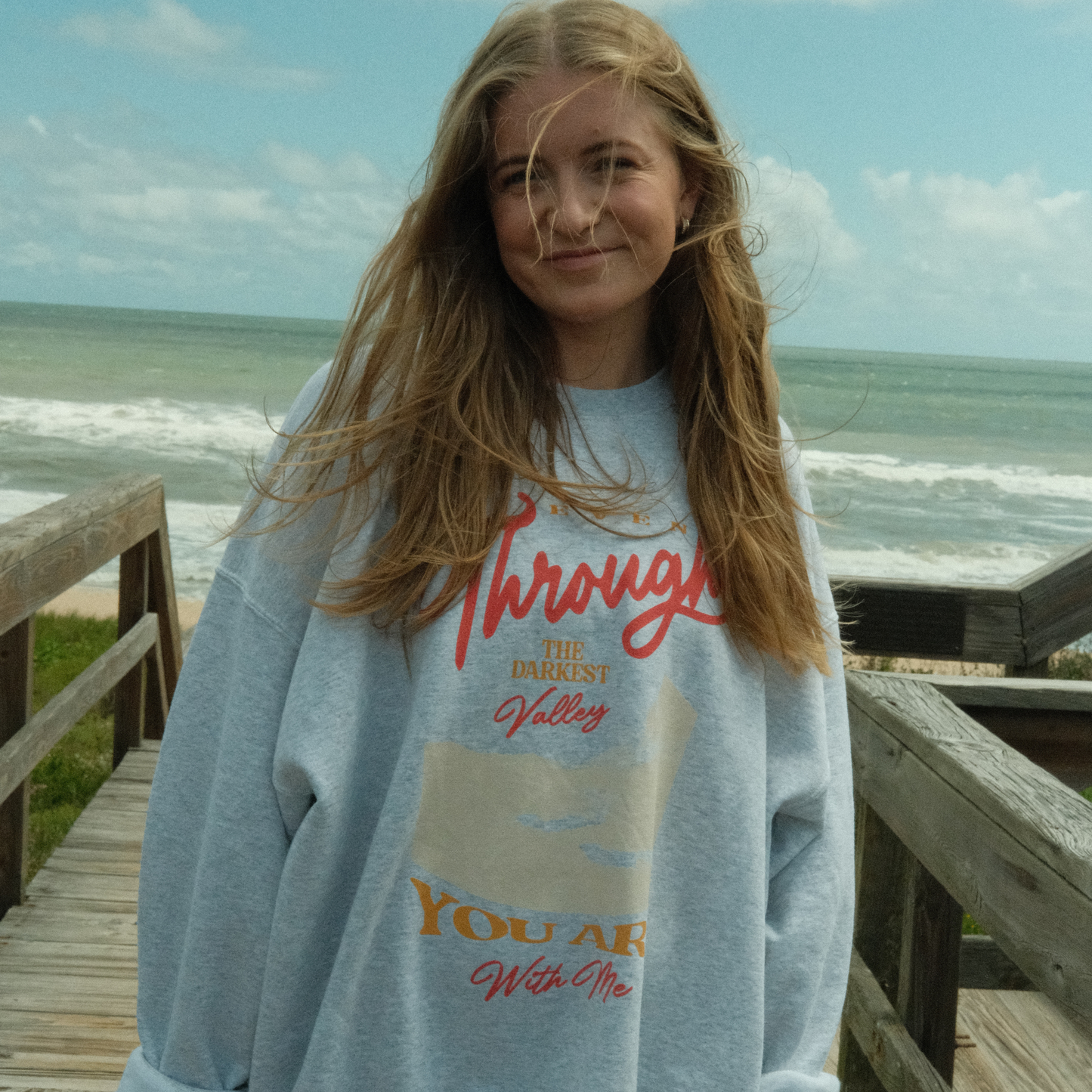 even through the valley crewneck