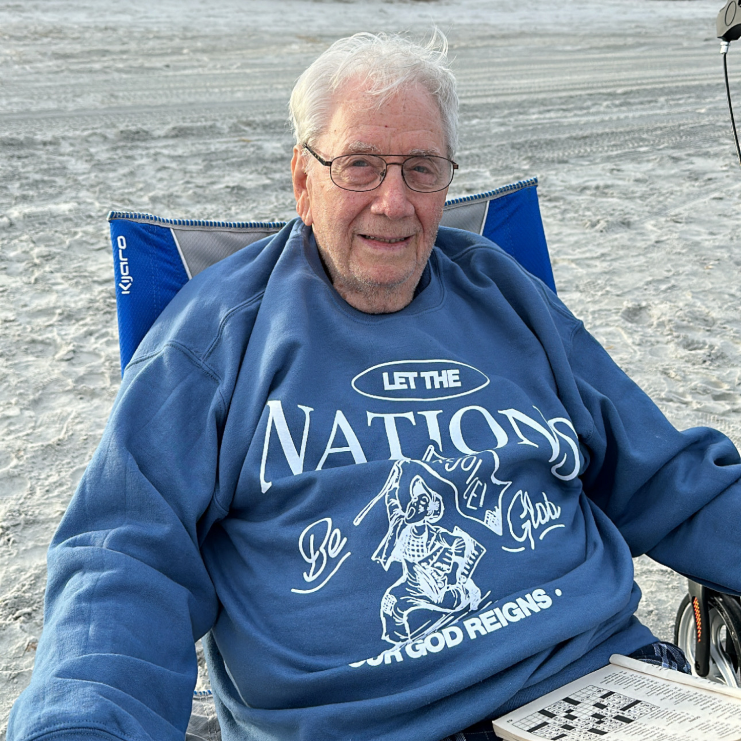 let the nations be glad crewneck