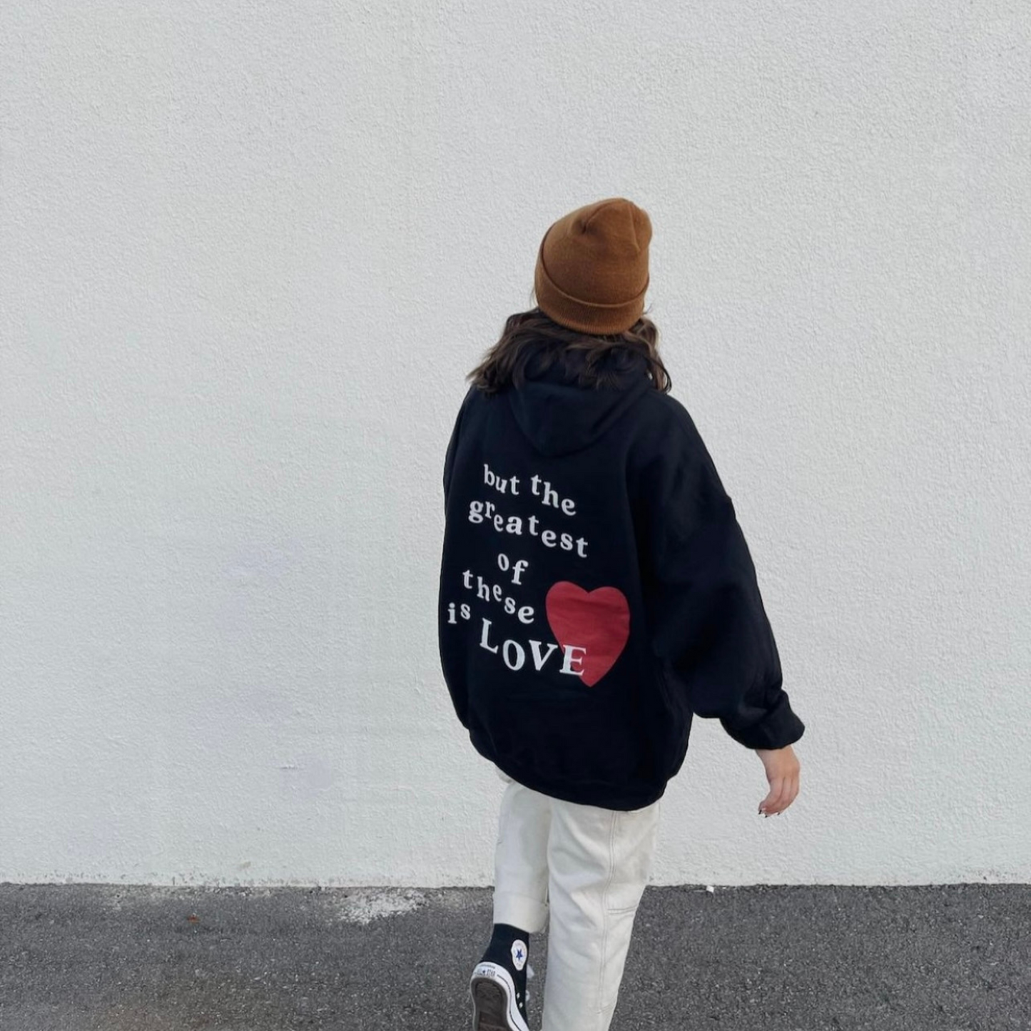 greatest of these is love hoodie