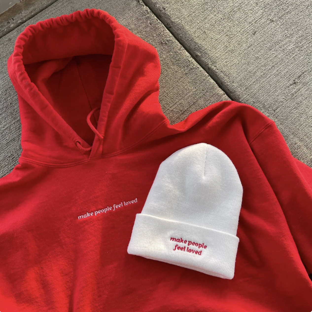 make people feel loved beanie