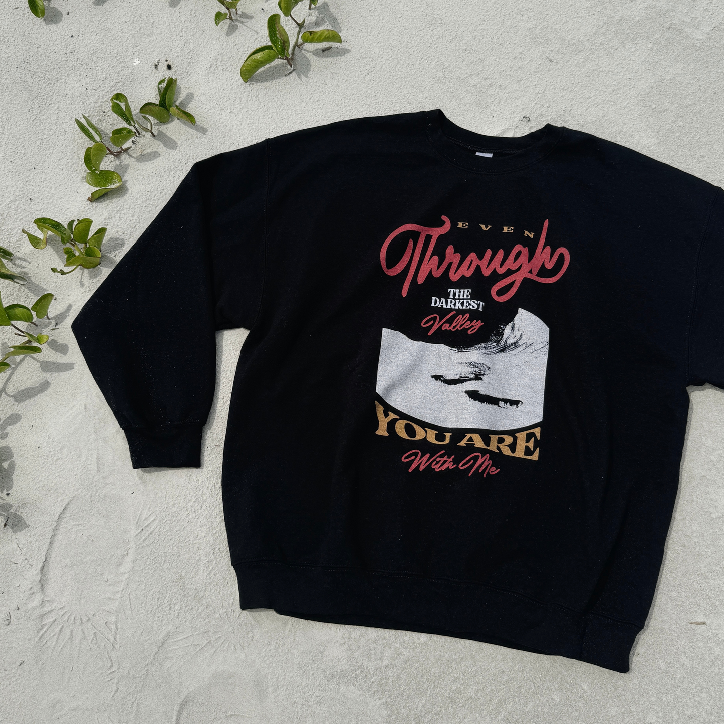 even through the valley crewneck