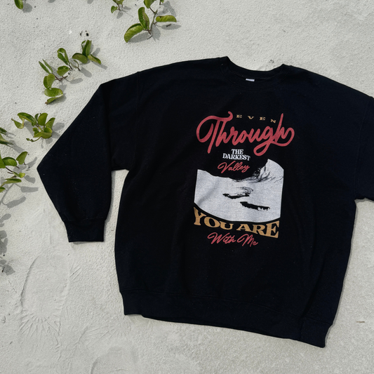 even through the valley crewneck