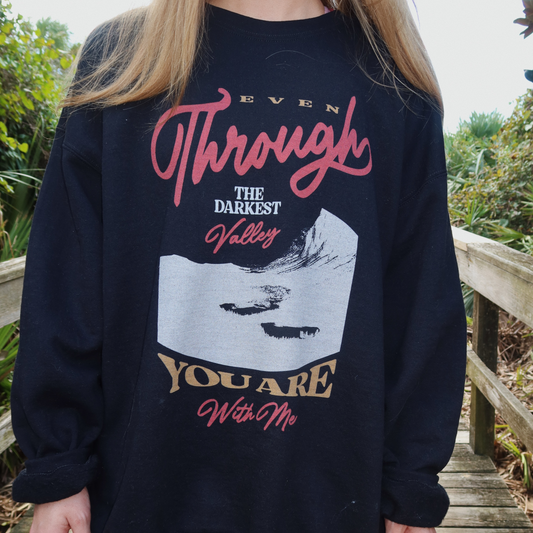 even through the valley crewneck