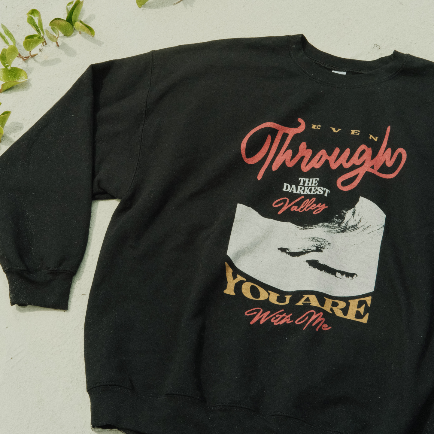 even through the valley crewneck