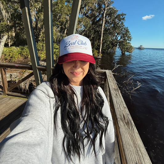 zeal club trucker hat