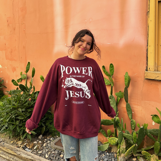 power in the name crewneck