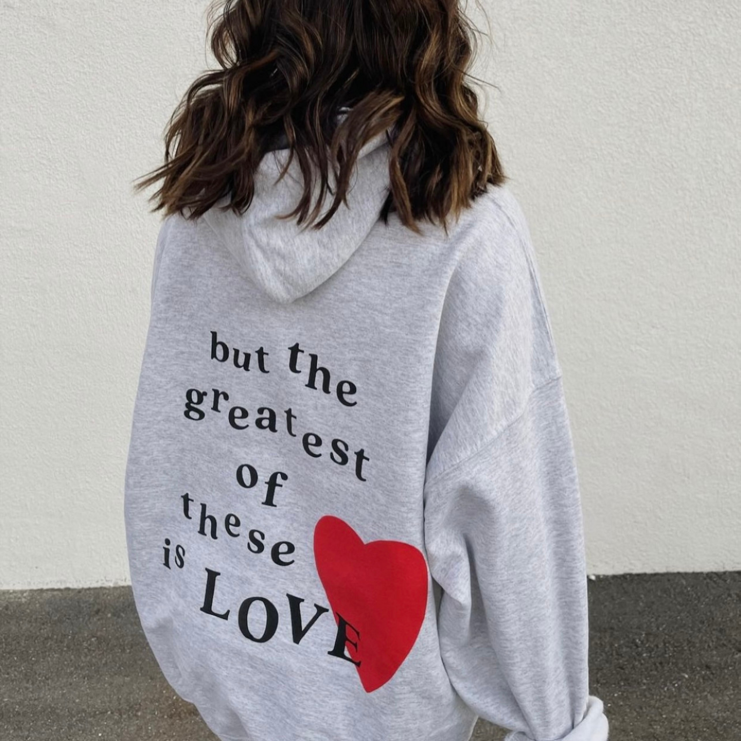 greatest of these is love hoodie