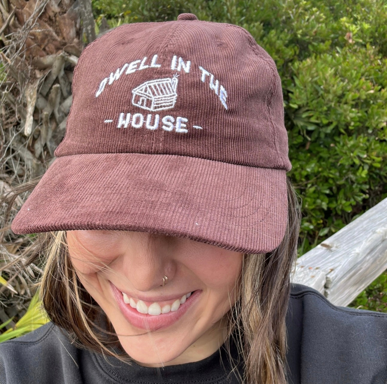 dwell in the house corduroy hat