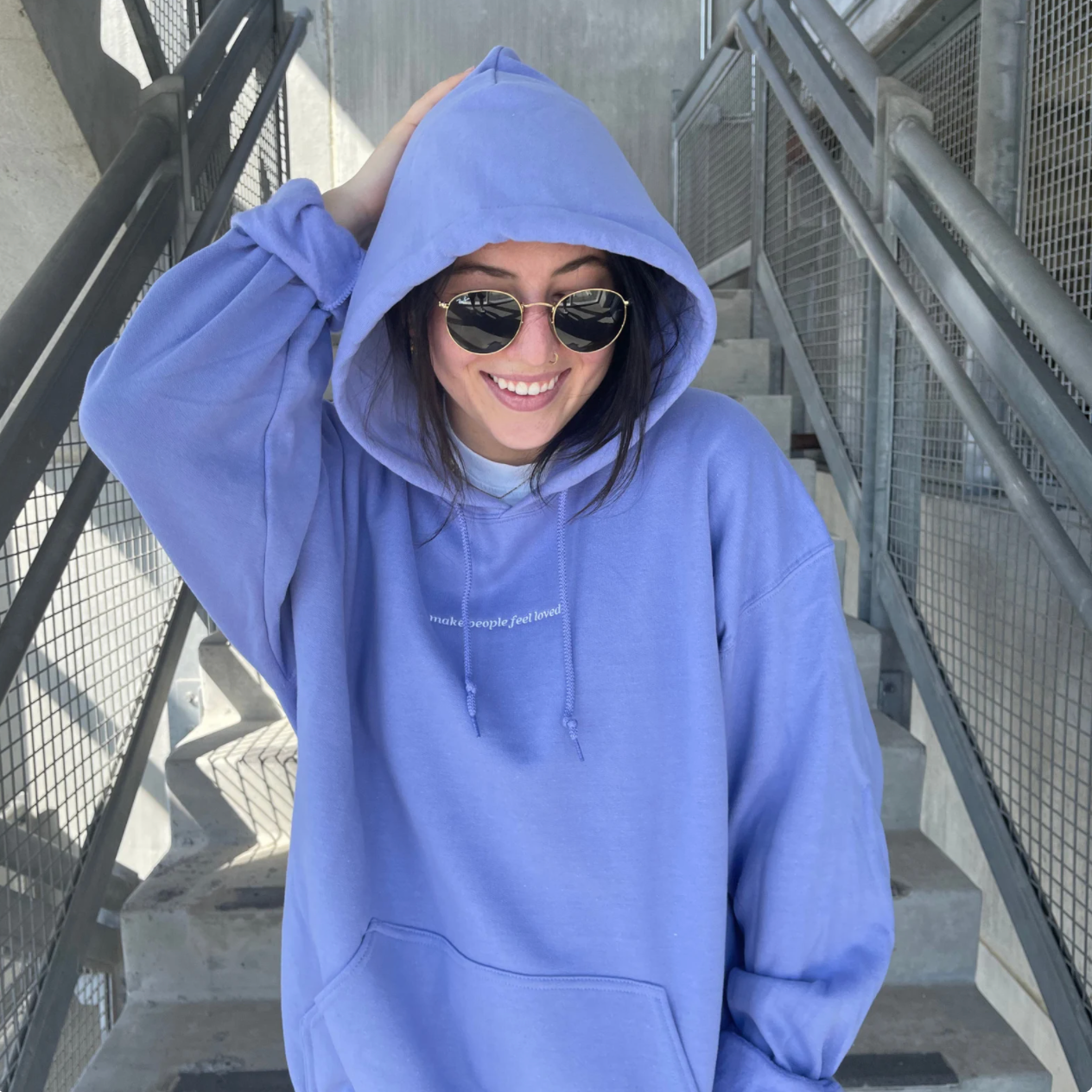 make people feel loved hoodie – for the one